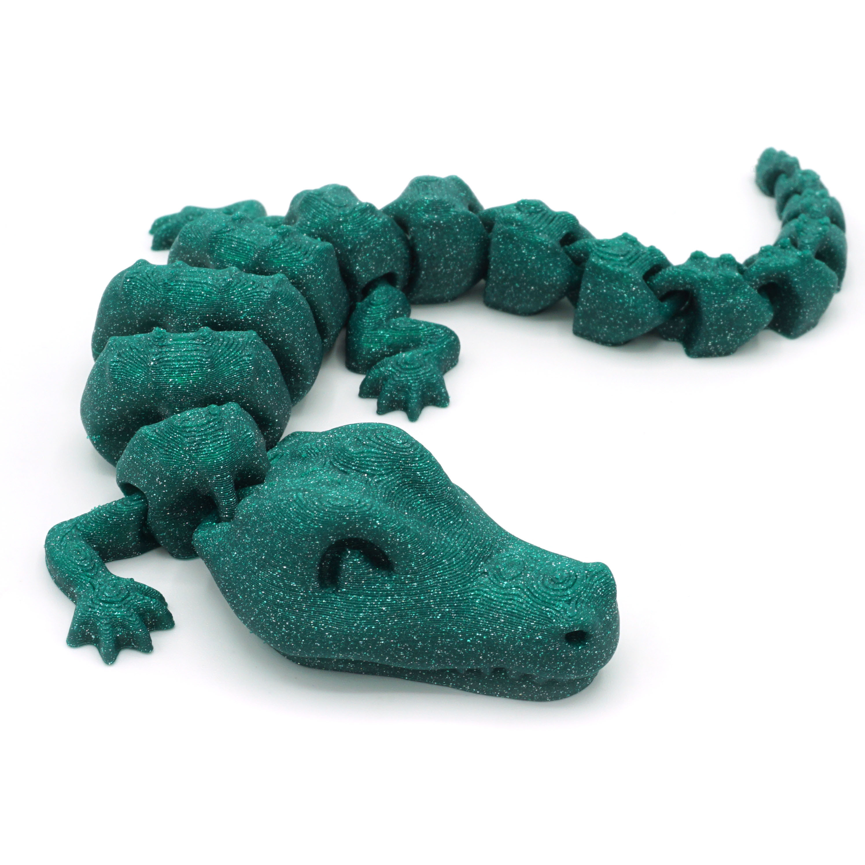 🐊 Articulated Alligator・ STL File for 3D printing・Cults
